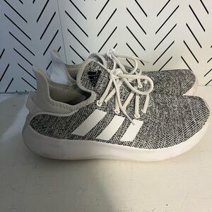 Adidas Black and White Running Shoes